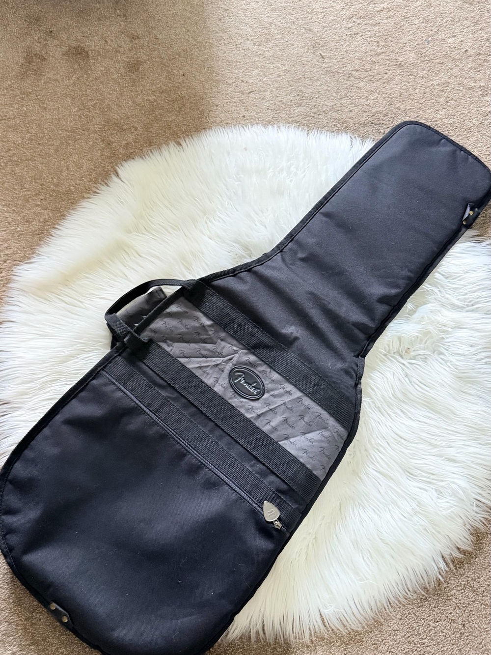 Fender Black and Gray Padded Guitar Gig Bag